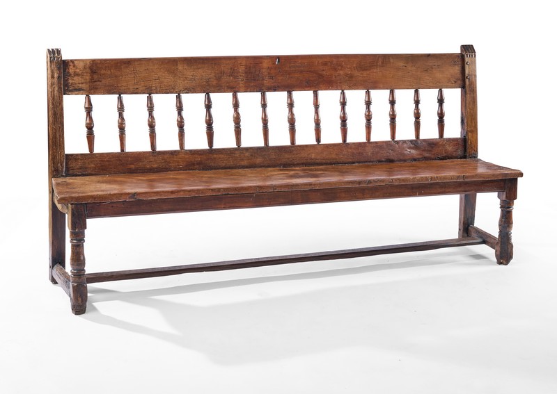 BANC en bois naturel et assise monoxyle en...
