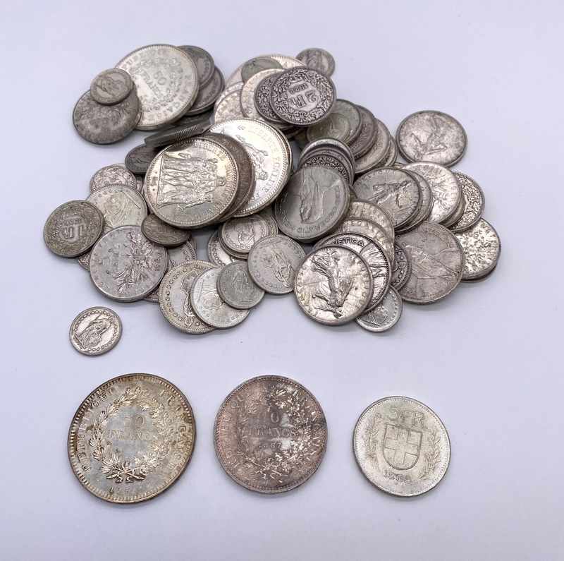 LOT DE PIECES en argent :