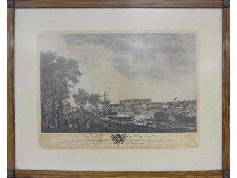 Vue de la Ville et du Port de Bayonne