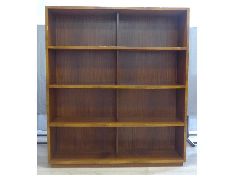 BIBLIOTHEQUE rectangulaire en bois de placage...