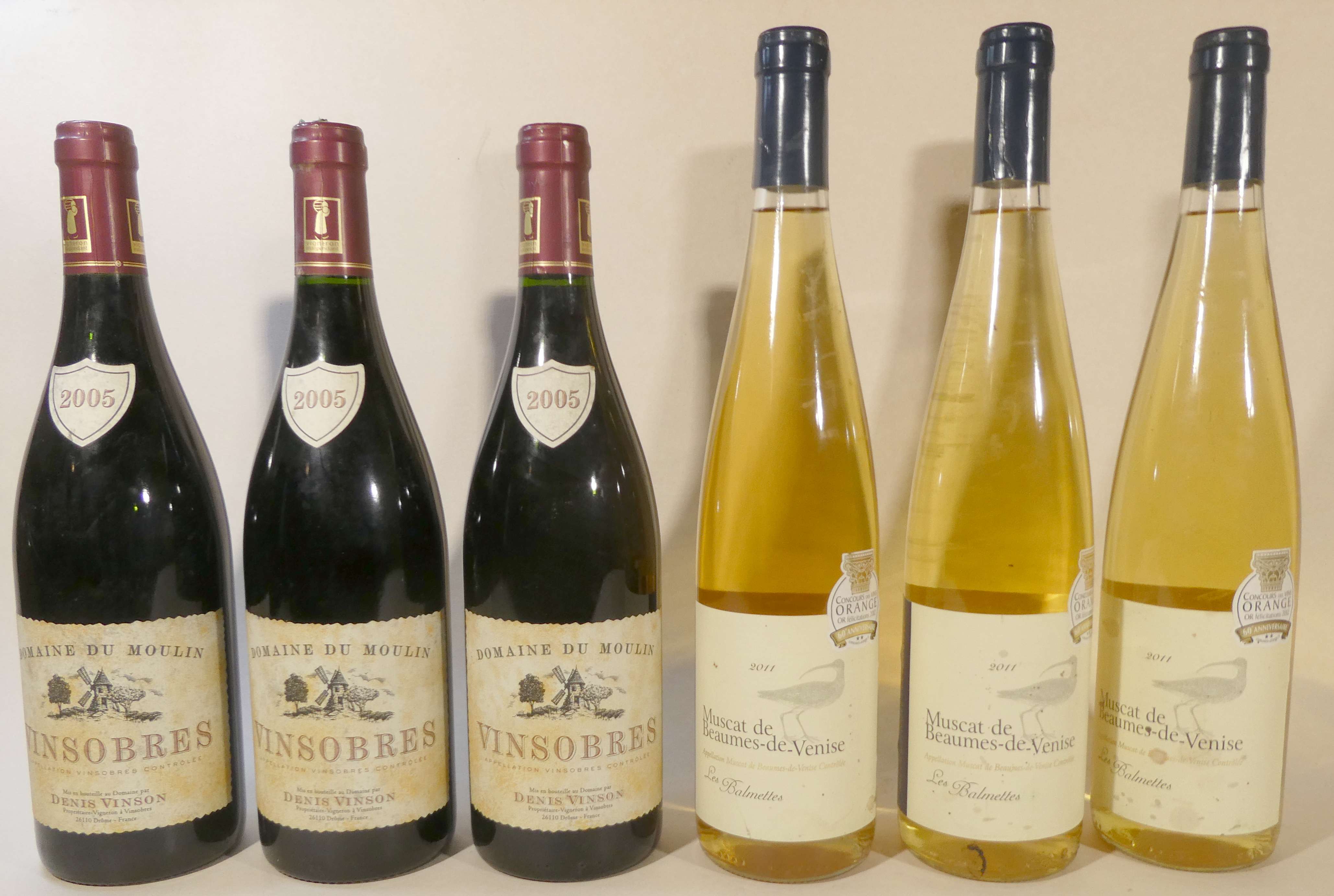 LOT DE 6 Blles :