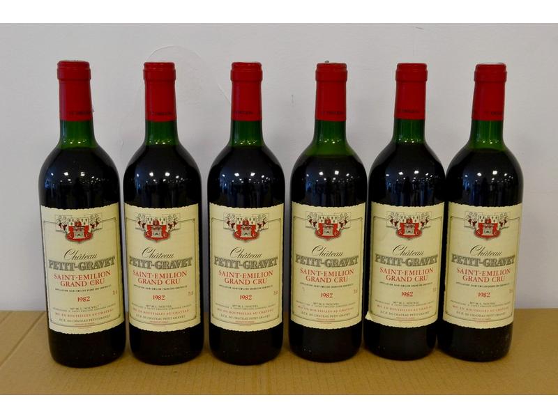 6 Blles CH. PETIT-GRAVET Saint Emilion GC...
