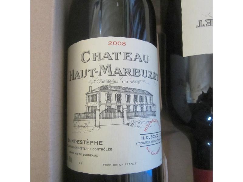 6 Mags CH. HAUT-MARBUZET Saint Estèphe 2...