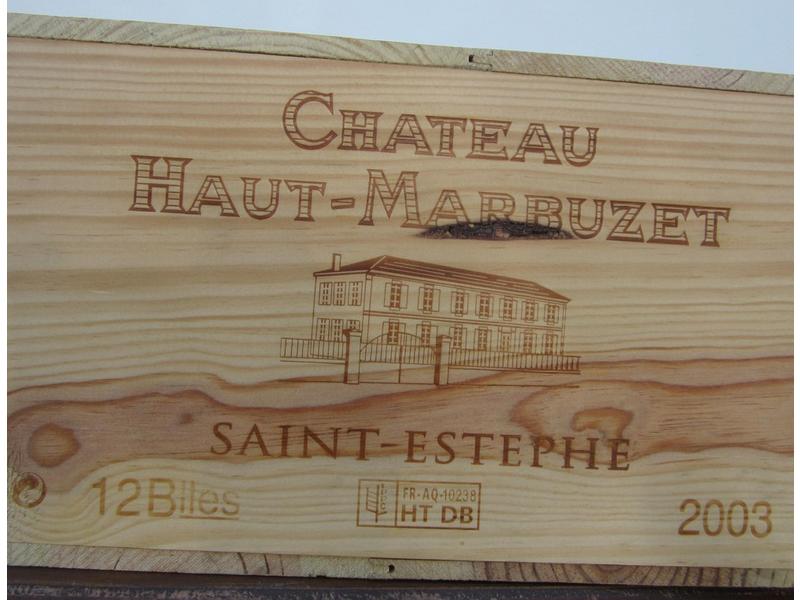 12 Blles CH. HAUT-MARBUZET Saint Estèphe...