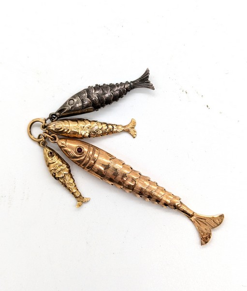 PENDENTIF en or jaune (750) et argent (925)...