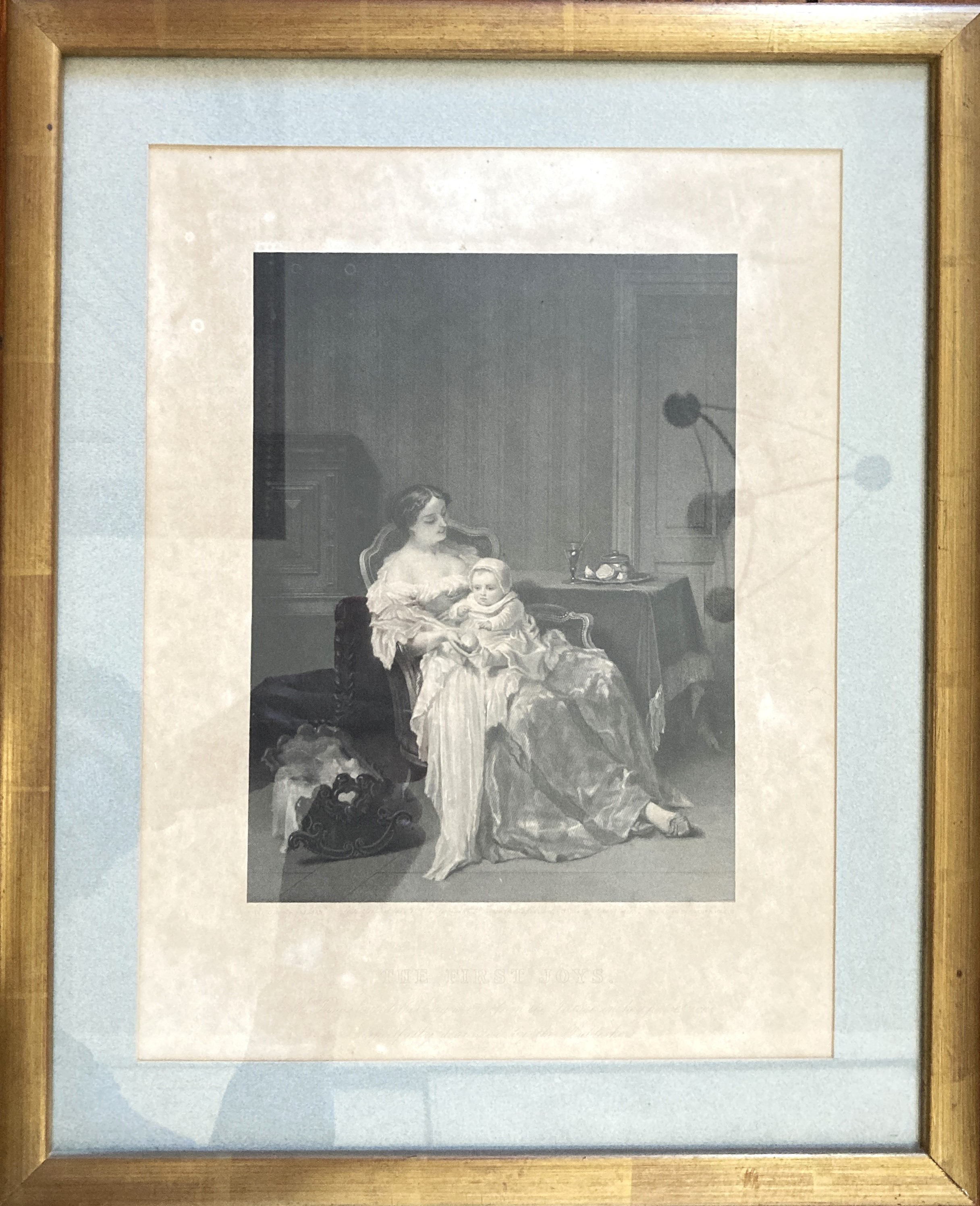 DEUX LITHOGRAPHIES anglaises en noir, d'après...