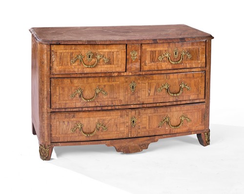 COMMODE rectangulaire en bois de placage,...