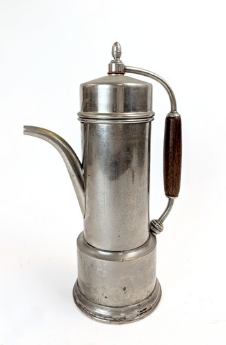 CAFETIERE dit POUGET en métal argenté chromé...