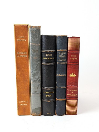 [ILLUSTRÉS MODERNES]. Ensemble de 5 volumes...