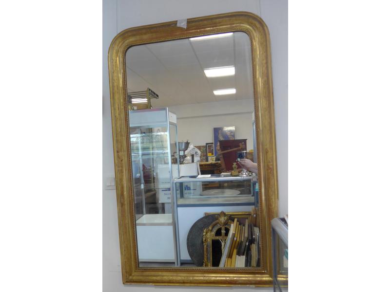 MIROIR DE CHEMINEE rectangulaire, cadre en...