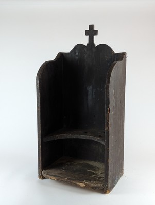 AUTEL DE VEILLÉE MORTUAIRE à deux paravents,...