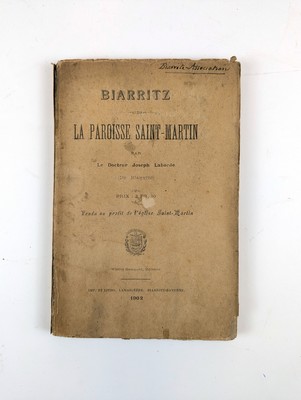 LABORDE (Joseph), La paroisse Saint-Martin....