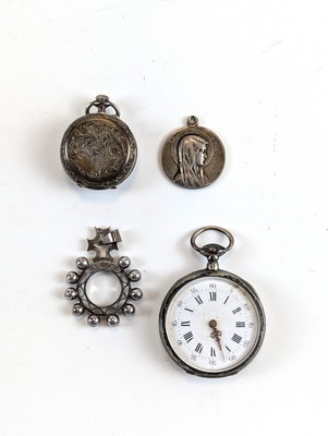LOT DE BIJOUX en argent (800) comprenant...