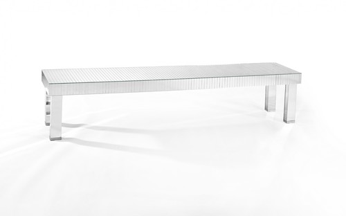 BANC rectangulaire pouvant former console...