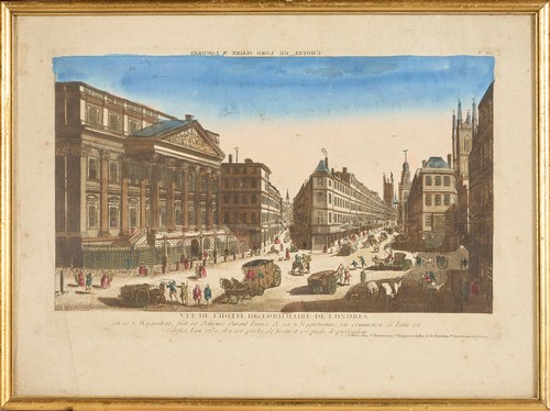 DEUX VUES D'OPTIQUE, réhaussées de gouache...