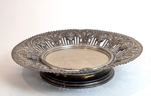 LARGE COUPE circulaire en argent (probablement...