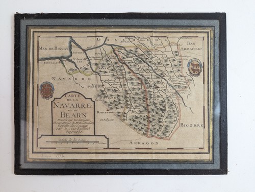 CARTE DE LA NAVARRE ET DU BEARN