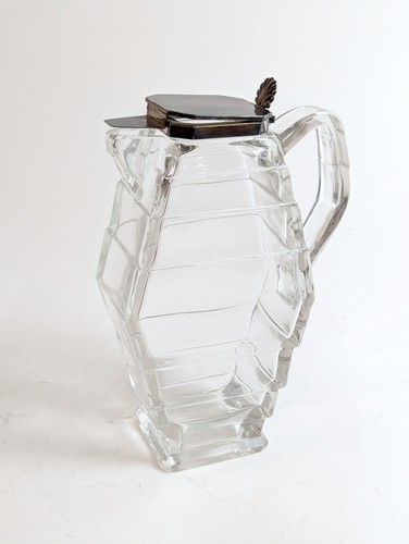 CARAFE en cristal de style Art déco avec...