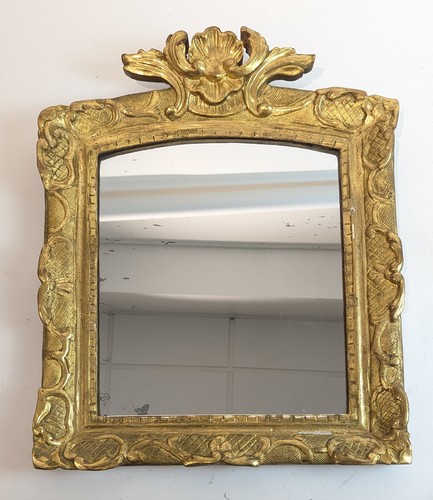 MIROIR cintré en partie haute dans un cadre...