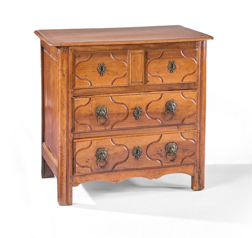 PETITE COMMODE rectangulaire en bois naturel,...