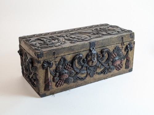 COFFRET rectangulaire à couvercle plat, en...