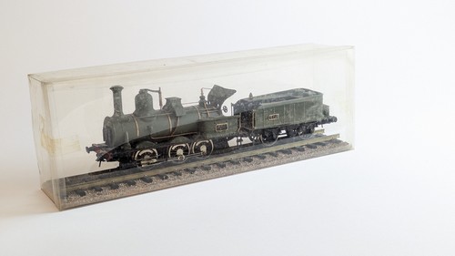 MAQUETTE FIXE DE LOCOMOTIVE type 030 ET SON...
