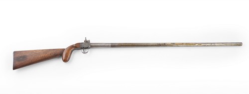 CARABINE à percussion de braconnier.