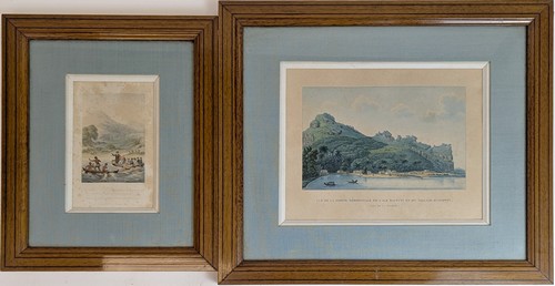 [PACIFIQUE] - DEUX LITHOGRAPHIES en couleur...