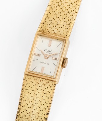 MONTRE bracelet de dame en or (750), à boîtier...