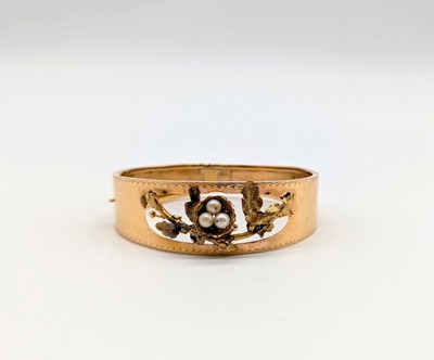 BRACELET manchette articulée en or (750)...