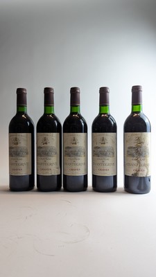 5 Blles CH. DE CHANTEGRIVE, Graves, 1989...