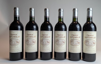 6 Blles CH. DE GAILLAT, Graves, 1993.