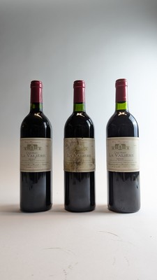 3 Blles CH. LA VALIERE, Médoc, CB, 1995.