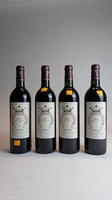 4 Blles CH. MARQUIS D'ALESME - BECKER, Margaux,...