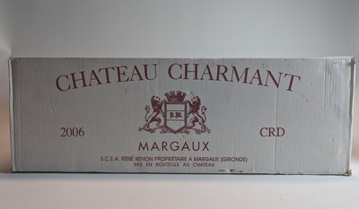12 Blles CH. CHARMANT, Margaux, 2006.