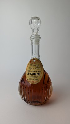 1 Blle VIEIL ARMAGNAC Sempé, Âge d'or, 40°,...