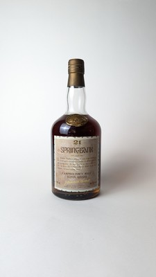1 Blle SCOTCH WHISKY, Springbank, 21 ans,...