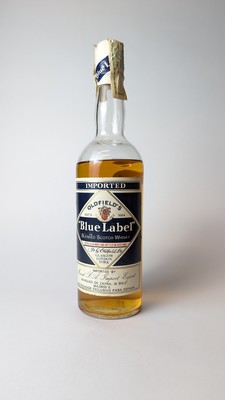 1 Blle SCOTCH WHISKY, Blue Label, old field's,...