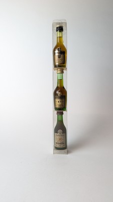 3 Blles Mignonettes COGNAC Martell, 40°,...