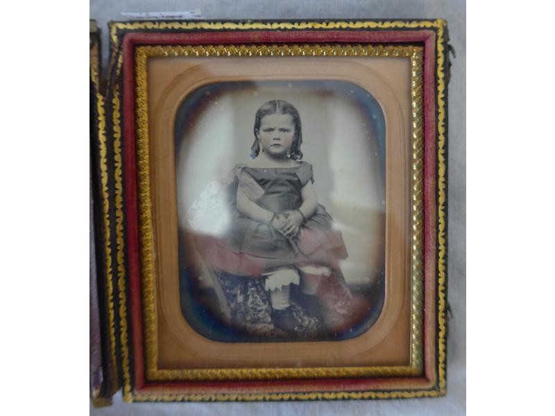 DAGUERREOTYPE 1/8e de plaque, représentant...