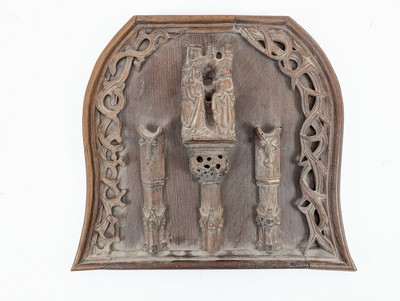 GROUPE représentant deux personnages drapés...