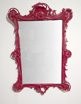 MIROIR rectangulaire biseauté dans un cadre...