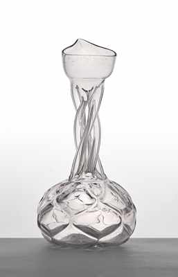 KUTTROLF en verre soufflé et modelé à chaud...