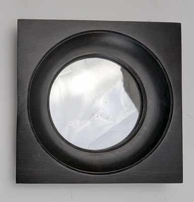 MIROIR SORCIERE dans un cadre carré en bois...