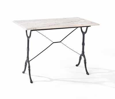 TABLE bistro rectangulaire à piètement en...