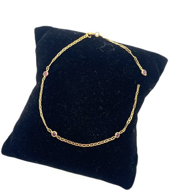 BRACELET en or (750) serti de cabochons de...