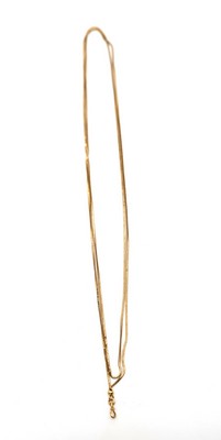 GRANDE CHAÎNE de montre en or (750) à mailles...