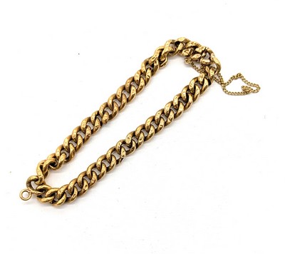 BRACELET en or (750) à mailles torsadées....