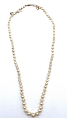 COLLIER DE PERLES DE CULTURE en chute (4...