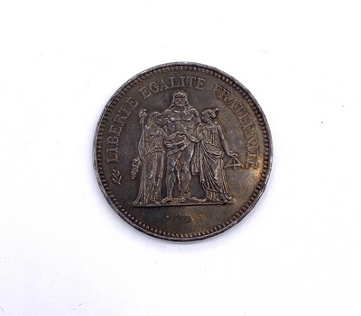 50 F Hercule en argent.